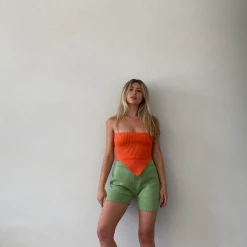 Luvalot Amae Knit Top (Orange)