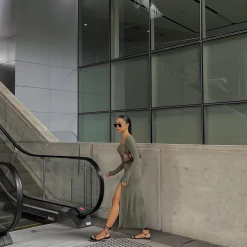 Sweet Pot Arna Knit Maxi Dress Dresses