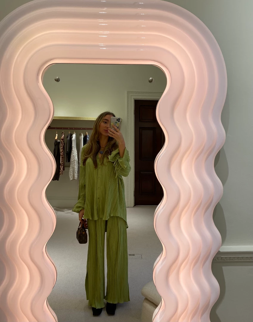 Charcoal Clothing New Arrivals Sweet Serenity Pants (Green) 2 Charcoal Clothing New Arrivals Sweet Serenity Pants (Green)