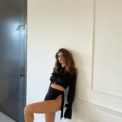 Thanne Tops Valentina Shirt (Black)