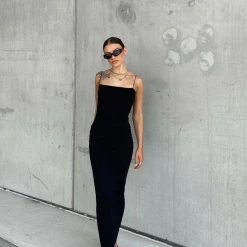 Luvalot Dresses Tammy Maxi Dress (Black)