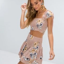 Pink Diamond Make Believe Crop Top