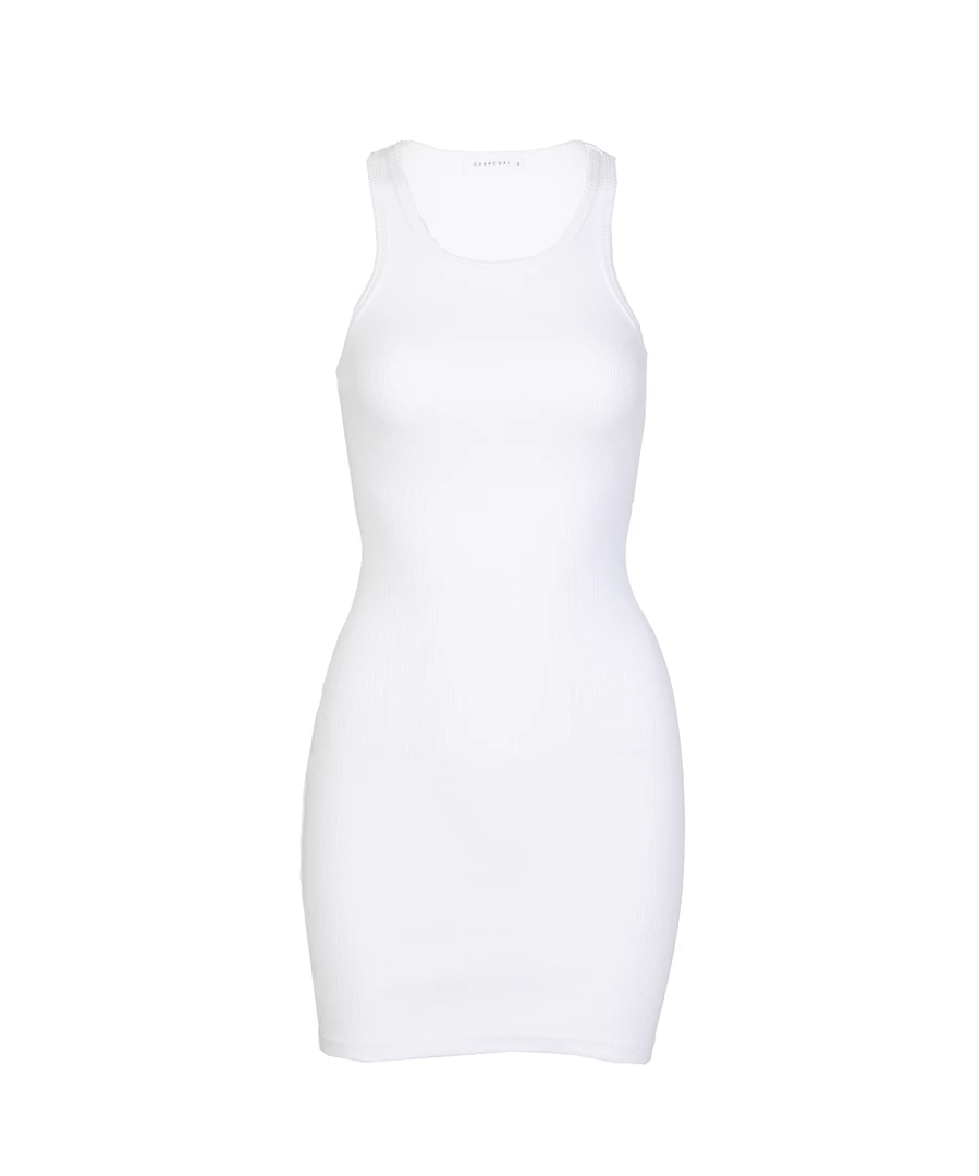 Charcoal Clothing Rebel Girl Mini Dress (White) Dresses 12 Charcoal Clothing Rebel Girl Mini Dress (White) Dresses