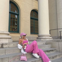 Charcoal Clothing Finley Pants (Pink)