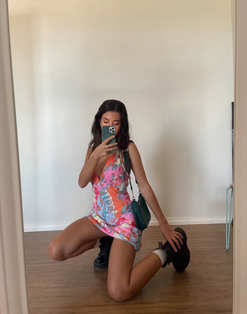 Thanne Dresses Coastal Drive Mini Dress (Pink Floral) 5 Thanne Dresses Coastal Drive Mini Dress (Pink Floral)