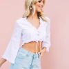 Aiyana Tops Simple Things Crop Top