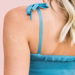 8 Birdies Elise Crop Top (Blue) Tops 13 8 Birdies Elise Crop Top (Blue) Tops