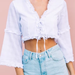 Aiyana Tops Simple Things Crop Top