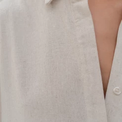 Charcoal Clothing South Beach Shirt (Beige Linen)