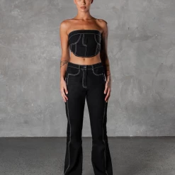 Charcoal Clothing Lucid Dream Jeans (Black/White) New Arrivals 19 Charcoal Clothing Lucid Dream Jeans (Black/White) New Arrivals