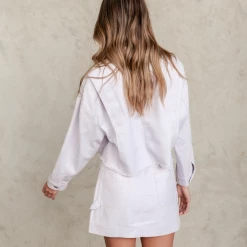 Thanne Miami Denim Jacket (Purple)