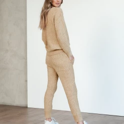Pink Diamond Sets + Co-ords Suburban Knit Pants (Camel) 9 Pink Diamond Sets + Co-ords Suburban Knit Pants (Camel)