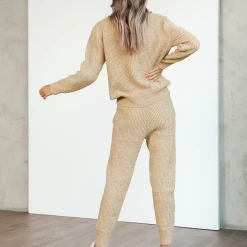 Pink Diamond Sets + Co-ords Suburban Knit Pants (Camel) 11 Pink Diamond Sets + Co-ords Suburban Knit Pants (Camel)