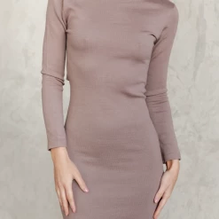 Charcoal PD Dresses Eve Mini Dress (Brown)