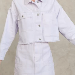 Thanne Miami Denim Jacket (Purple)