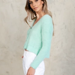 Mint Vanilla Sweet Thing Knit Top Tops