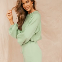 Mint Vanilla Paradise Road Shorts (Sage)