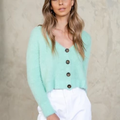 Mint Vanilla Sweet Thing Knit Top Tops