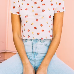 Thanne Thousand Words Crop Top (Floral)