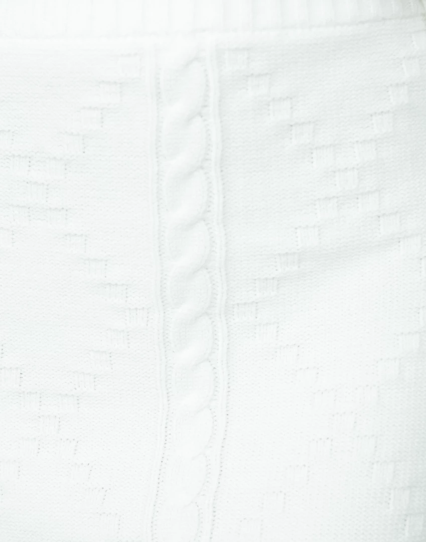 Pink Diamond Sets + Co-ords Parker Knit Jumper (White) 6 Pink Diamond Sets + Co-ords Parker Knit Jumper (White)