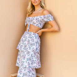 Mint Vanilla Yasmin Crop Top