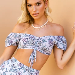 Mint Vanilla Yasmin Crop Top