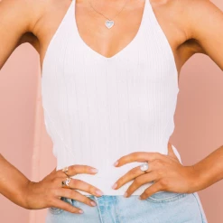 Thanne Witness Crop Top (White)