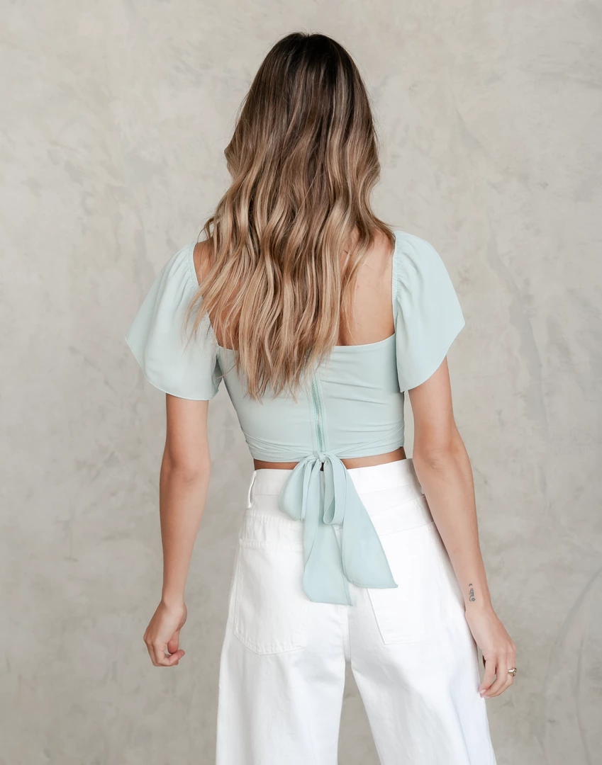 Winnie & Co Xanthe Crop Top (Mint) 6 Winnie & Co Xanthe Crop Top (Mint)