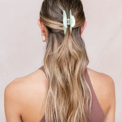 Charcoal Clothing The Poppy Hair Clip (Mint Green)