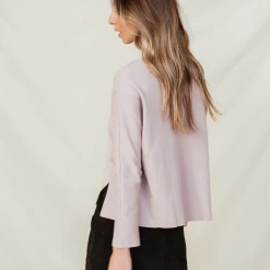Into Fashion Midnight Runner Sweater (Mauve)