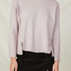 Into Fashion Midnight Runner Sweater (Mauve)