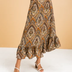 Oscar Street Bottoms Genesis Midi Skirt (Print)