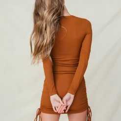 Thanne Dresses Truthseeker Mini Dress (Rust) 14 Thanne Dresses Truthseeker Mini Dress (Rust)