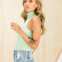 Red Berry Tops No Boundaries Knit Top (Lime) 13 Red Berry Tops No Boundaries Knit Top (Lime)