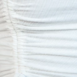 Mint Vanilla Tops Aubree Crop Top (White)