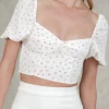 Winnie & Co Unguarded Crop Top Tops