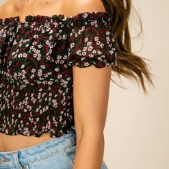 My Girl Metaphors Crop Top Tops