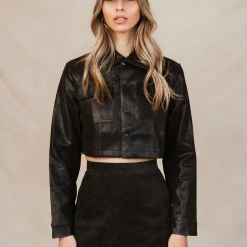 Winter Warmers Nastalgic Cropped Jacket - By Lioness