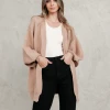 Pink Diamond Jumpers & Cardigans Kamila Knit Cardigan (Brown)