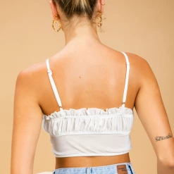 8 Birdies Emotion Crop Top (White)