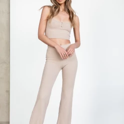 Into Fashion Pale Sun Tank Top (Beige)