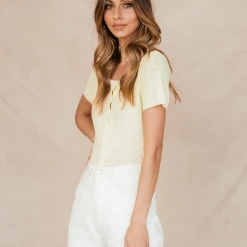 Thanne Tops Without Love Top (Yellow) 19 Thanne Tops Without Love Top (Yellow)