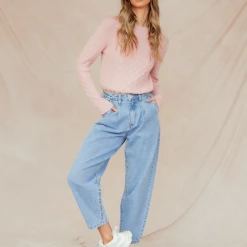 My Girl Tops Young Dreams Knit Jumper (Pink)