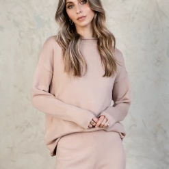 Pink Diamond Yasmine Knit Jumper