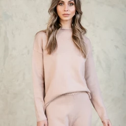 Pink Diamond Yasmine Knit Jumper