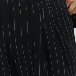 Charcoal Clothing New Girl Pants (Black Pinstripe)