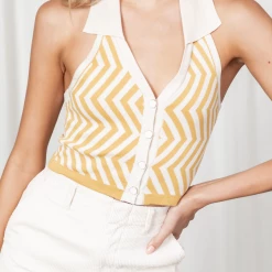 Redberry Kai Top (Yellow) Tops