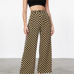 Thanne Ashton Pants (Brown Check) New Arrivals