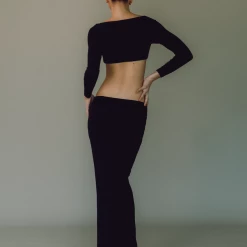 Charcoal Clothing New Arrivals Broadway Maxi Skirt (Black) 10 Charcoal Clothing New Arrivals Broadway Maxi Skirt (Black)