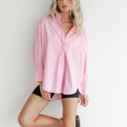 Charcoal Clothing Anissa Shirt (Pink)